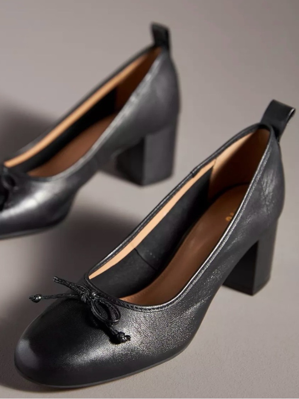 Maeve Heeled Ballet Pumps Sz7